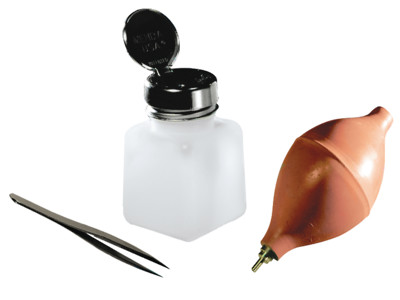 Optical cleaning supplies.
