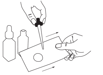 The drop-and-drag lens-tissue cleaning technique.